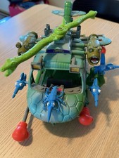 Vintage 1990 TMNT Teenage Mutant Ninja - Turtle Copter Helicopter- NEAR COMPLETE