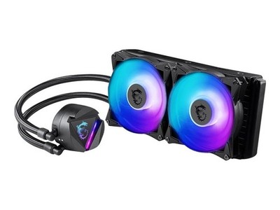 (NERVER OPENED) MSI MAG CORELIQUID 240R V2 AIO CPU Liquid Cooler Rotatable ARGB