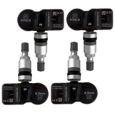 4 RDKS Sensoren silber plug&play 661078S für Hyundai Bayon i20 Nexo Santa Fe Tuc
