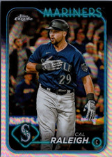 2024 Topps Chrome Refractors #119 Cal Raleigh Seattle Mariners