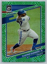 2022 panini donruss optic baseball vladimir guerrero jr. green dragon 8/88 #182