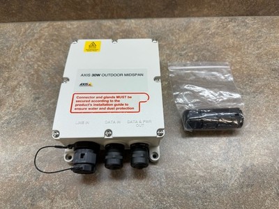 Axis Communications 01944-001 30W Outdoor PoE Midspan IP66 Metal Case Lot Of 3