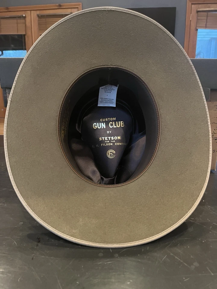 Filson x Stetson Wolf Canyon Hat Custom Gun Club Small, Made in USA - Image 2 of 4