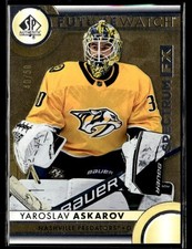 2023-24 SP Authentic Future Watch Spectrum FX Gold Yaroslav Askarov Rookie 40/50