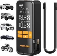 Modari Tire Inflator Portable Air Compressor 5X Faster 160 PSI (No case)