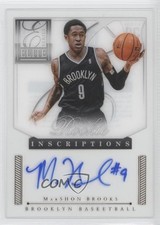 2012-13 Elite Series Rookie Inscriptions MarShon Brooks #1 Auto 0b2
