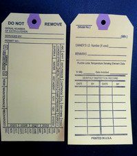 ✅🔥🧯1-200, FIRE EXTINGUISHER 4-YEAR 2026-2029 INSPECTION Double Sided Tags🔥🧯