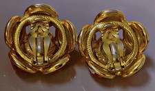 Boucle D'oreille Orpheline Vintage Yves Saint Laurent Paris Par Robert Goossens - Doré - Occasion