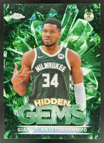 2025-26 Topps Chrome Giannis Antetokounmpo Hidden Gems SP #HG-17 Bucks