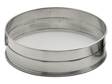 Weis Mehlsieb Sieb Küchensieb Backsieb stabil Edelstahl Ø 20 cm / 0,5 mm Maschen