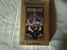 Forgotten Realms Homeland R. A. Salvatore TSR/Penguin 1990 Acceptable Condition.