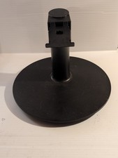 Black Fixed Monitor Stand Base for Single Monitor Replacement