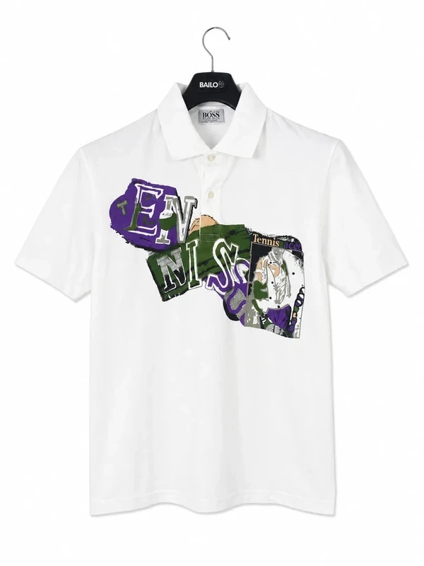 Polo Hugo Boss International Sports Tennis Mode vintage anni 80 taglia L