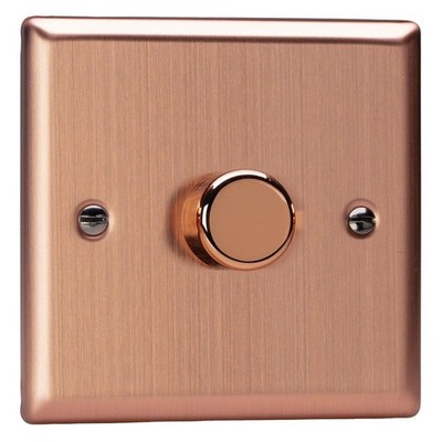 Varilight JYS1.BC Urban Brushed Copper 1 Gang V-Pro Companion Controller