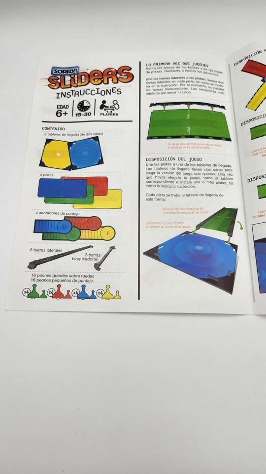 Sorry! Sliders Family Board Game 100% Complete 1-4 players age 6+ 4 Ways to Play - Image 2 of 4