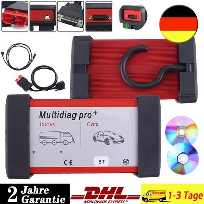 Auto KFZ Profi Diagnosegerät PKW mit Bluetooth Scanner OBD1 OBD2 Multidiag Pro+