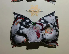 Merry Christmas Hair Bow