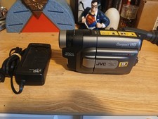 JVC Compact VHS VHS-C Camcorder Model GR-AX841U W/ Charger  Battery - WORKS