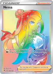 Nessa 196/185 Vivid Voltage Secret Rare Rainbow Full Art