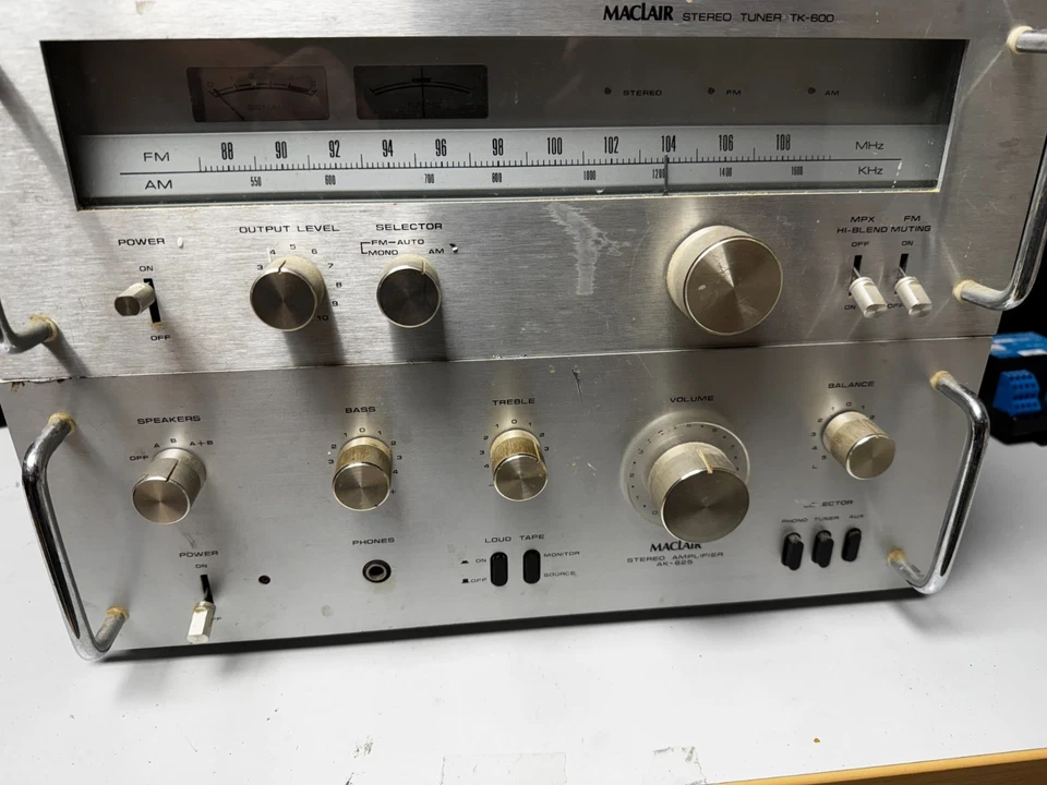 Vintage MacLair Verstärker und Tuner TK800 und AK 625 defekt - Bild 4 von 4