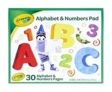 Crayola Alphabet Pad, Tracing Worksheets, 30 Pages, White, 10 x 8 Inches - -...
