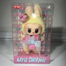 Pop Mart Labubu QUEEN Let's Checkmate Series Vinyl Plush The Monsters AUTHENTIC