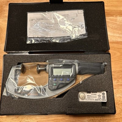 Mitutoyo 369-421-20 Digital Disk Micrometer QuickMike, 1 To 1.2 
