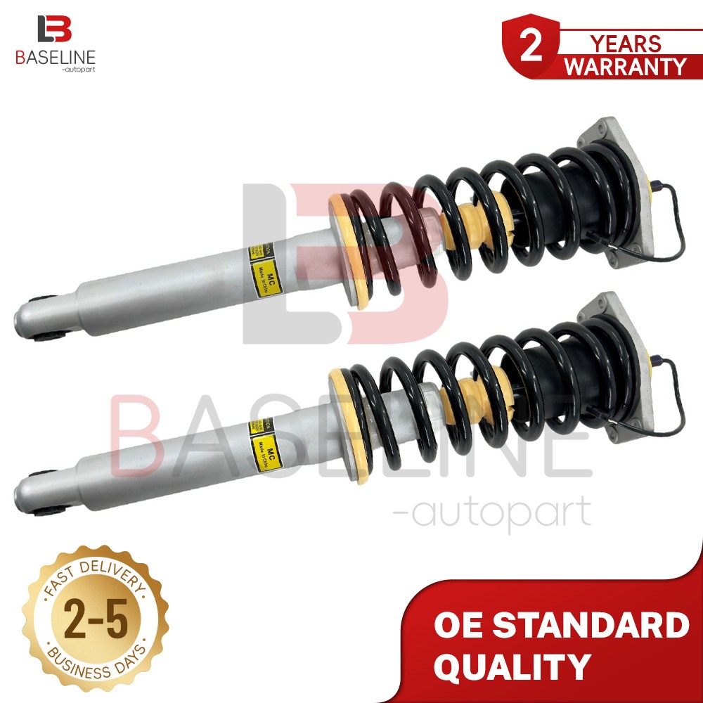 2X Rear Shock Struts Assys For Maserati Quattroporte M139 Sport Gt 2006-13 4.7L