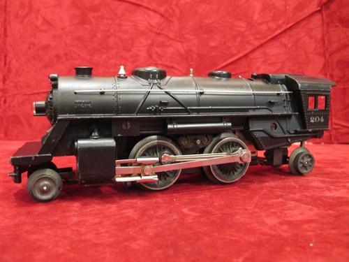Beautiful Lionel 204 Loco Diecast black Prewar O gauge~READ below - Picture 3 of 14