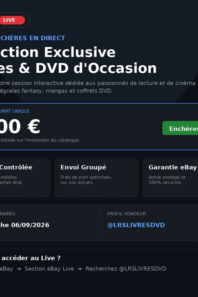 Livres & dvd d'occasion