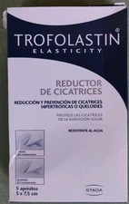 Trofolastin Scar Reducer 5x7 5cm 5 Ct Exp 10/2026 Damaged Box