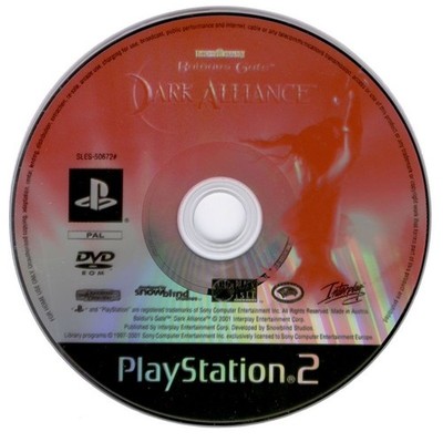 Baldur's Gate Dark Alliance - PlayStation 2 / PS2 - PAL - NUR DISC!