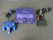 Console Nintendo 64 Funtastic Grape Purple / manette d'origine couleur bleue