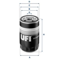 Ufi ÖLfilter 23.249.00 FüR Alfa Romeo Chrysler Jeep Opel