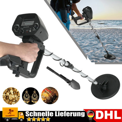 Professioneller LCD Metalldetektor Gold Metal Detector Wasserdicht Tiefensonde