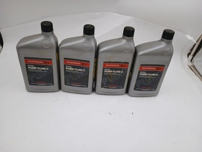 (4) GENUINE HONDA DUAL PUMP FLUID II 08200-9007 REAR DIFFERENTIAL OEM 1 QUART