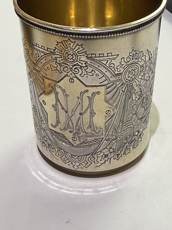Russian 84 Silver Cup Kiddush 130 grams