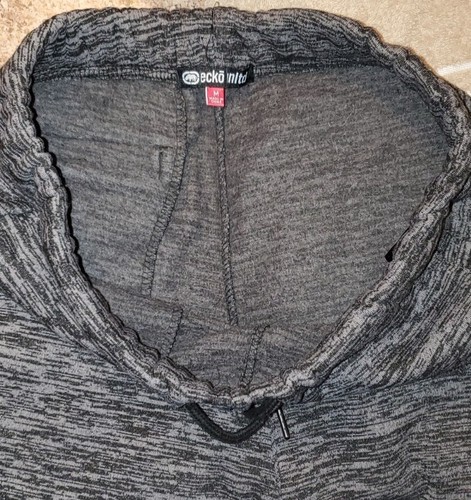 Ecko Unlimited Black & Gray Spacedye Elastic Waist Sweat Shorts Medium WORN ONCE - Picture 12 of 24