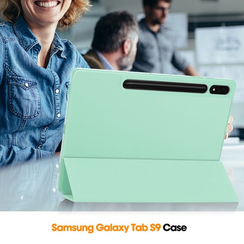 Für Samsung Tab S9 Ultra/S9 Plus/S9/S10 Plus stoßfeste schlanke Ständer Hülle + Stiftfach - Bild 8 von 78