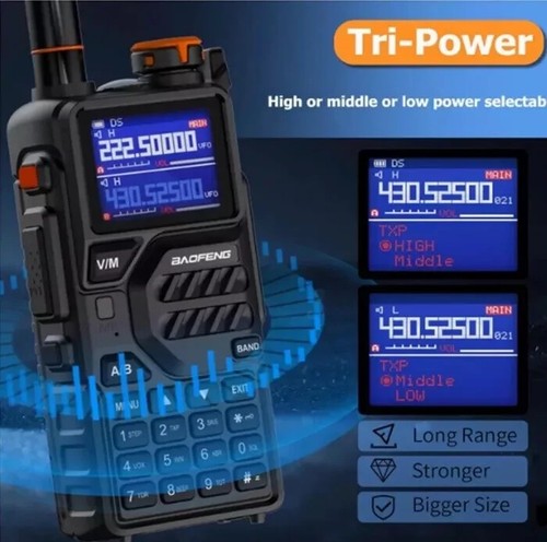 Baofeng K5 PLUS New 2024 High 10w Two-Way Radio Long Range 999CH USB Ham Radio - Picture 2 of 8