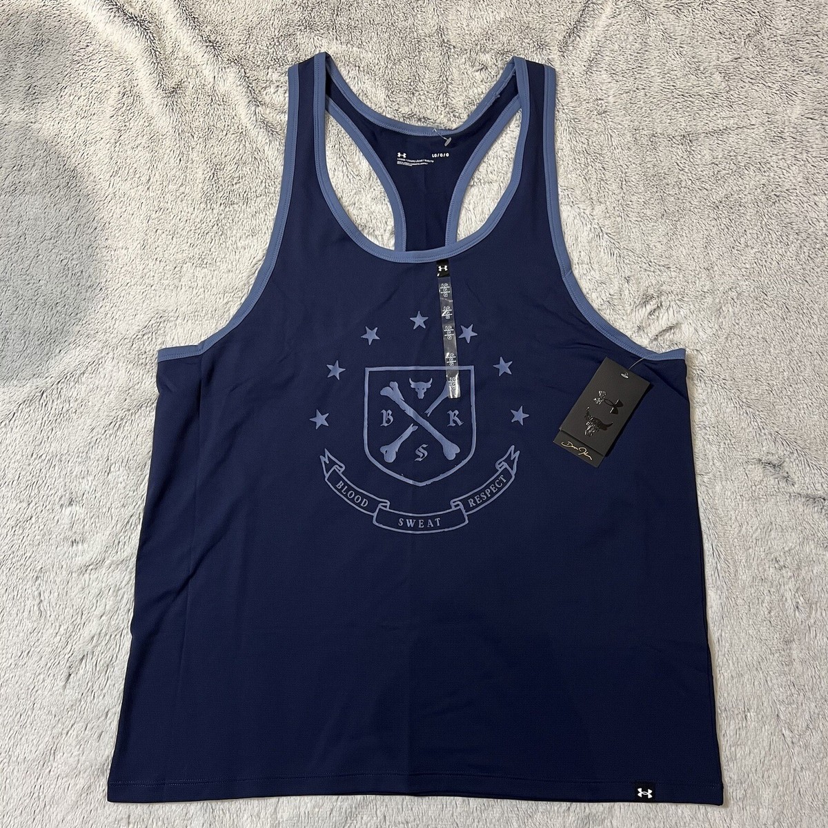 Under Armour Project Rock BRS Blood Sweat Respect Tank Top 1380109