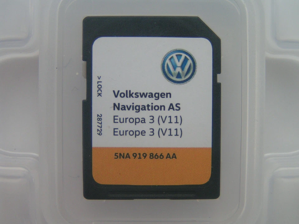 SD CARD NAVIGATION AS EUROPA 3 2020 V11 VW DISCOVER MEDIA 2 PASSAT TIGUAN GOLF - Bild 4 von 4