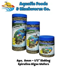 8mm Spirulina, Algae & Veggie Sinking Wafers. FREE Pellets & Wafers Included