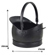 Coal Bucket Fireplace Log Holder Storage Holder Sallet Helmet Coal Hod