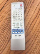 SHARP DVD Player Remote control Ships N 24h