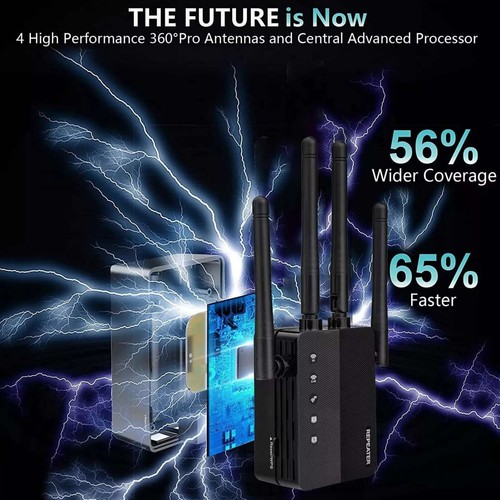 1 x WiFi Extender Signal Coverage Booster Compatible For Linux Easy To Setup - Photo 10/15
