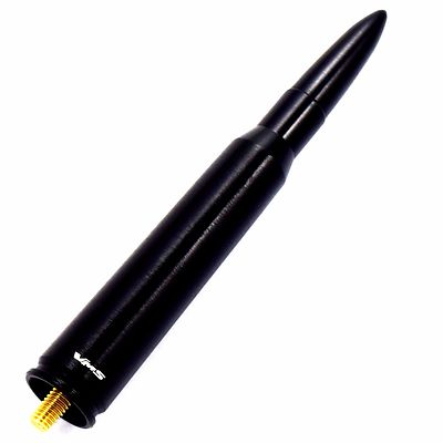 BLACK 50 CALIBER BULLET STUBBY SHORT ANTENNA 5.5'' FITS 07-13 Chevy Avalanche GM