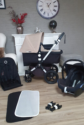Bugaboo Cameleon 3  Mokka  Kinderwagen +  Maxi Cosi + Buggy wie Fox