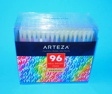 ARTEZA 96 REAL BRUSH PENS PREMIUM SET OF ART BRUSH PENS