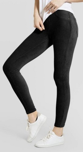 Hue Studio Mid-Rise Corduroy Stretch 